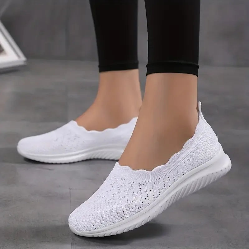 Daisy - Comfortable Knit Slip-On Sneakers for Women