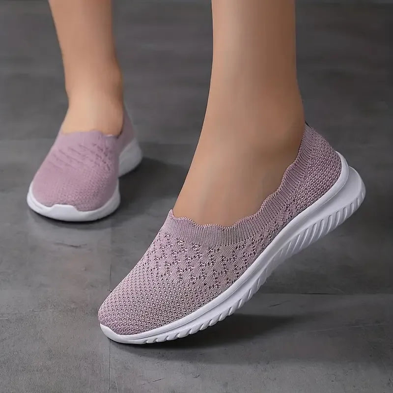 Daisy - Comfortable Knit Slip-On Sneakers for Women