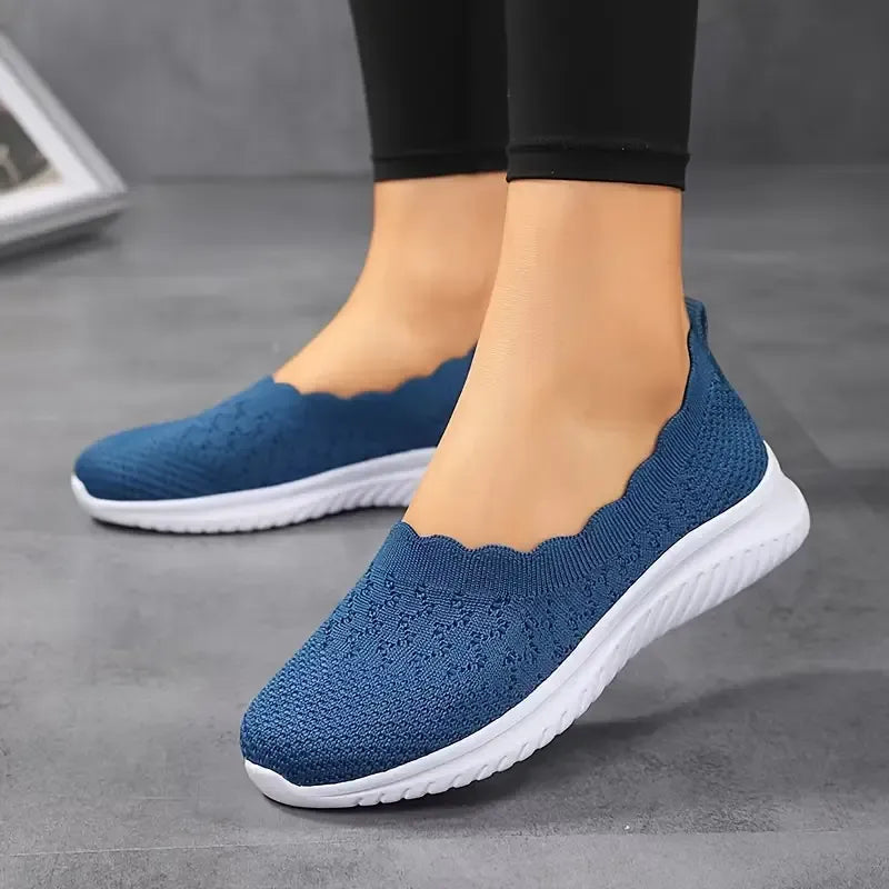 Daisy - Comfortable Knit Slip-On Sneakers for Women