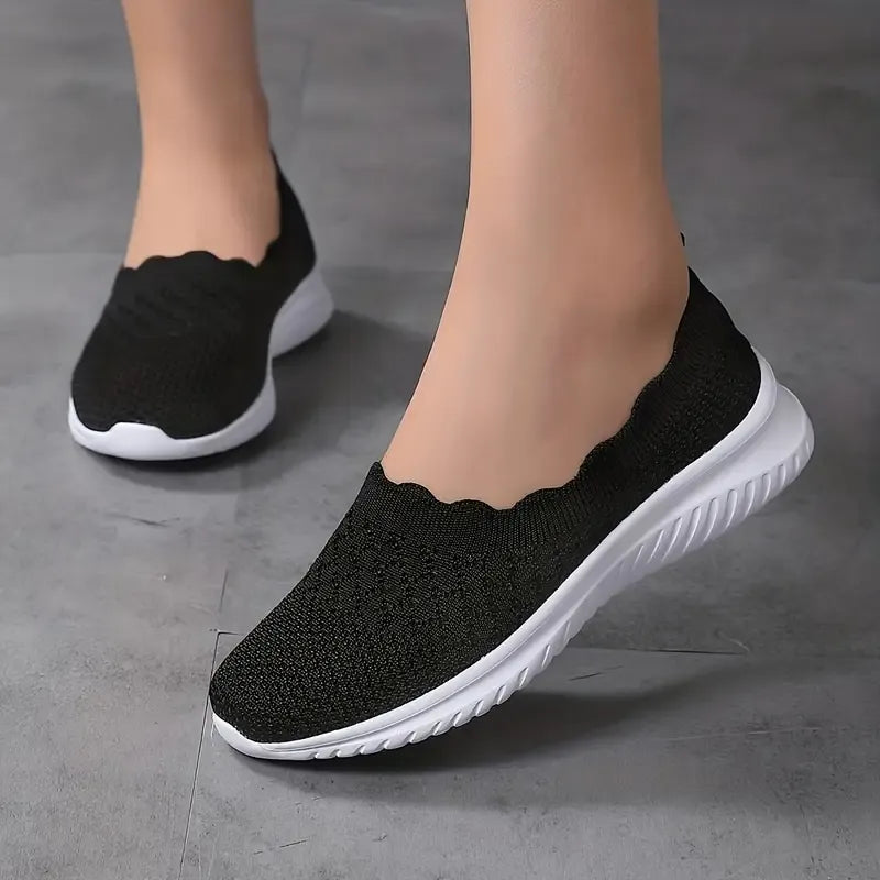 Daisy - Comfortable Knit Slip-On Sneakers for Women