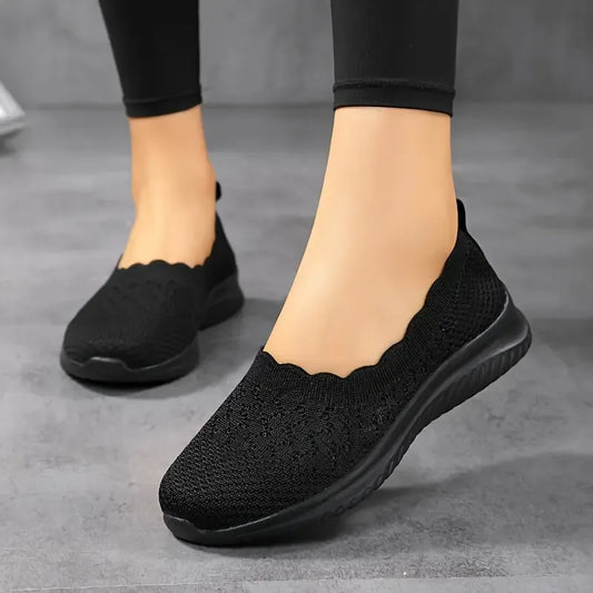 Daisy - Comfortable Knit Slip-On Sneakers for Women